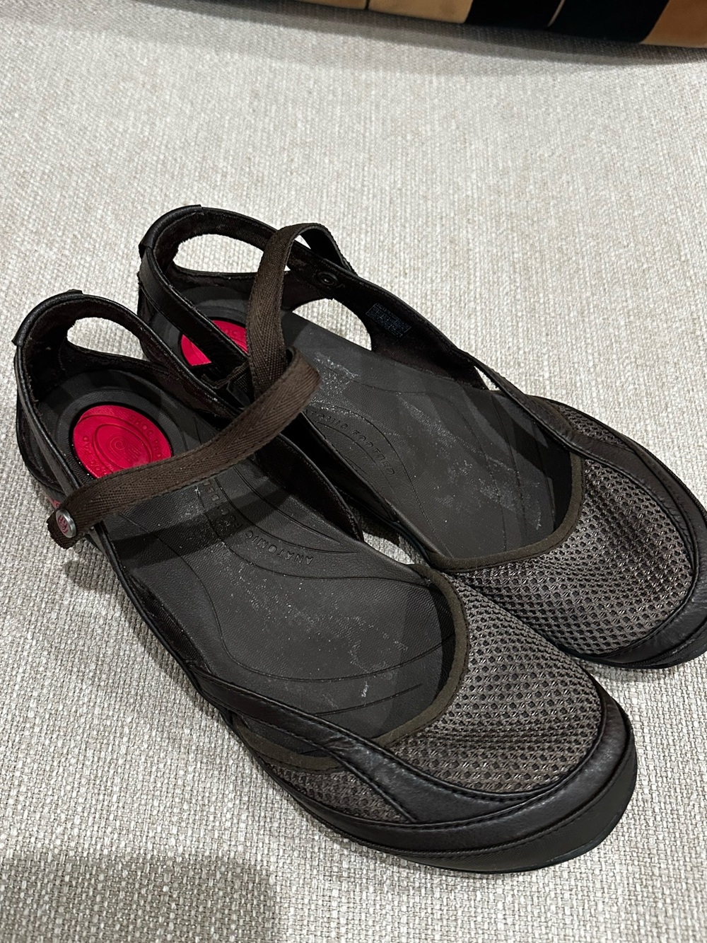 Teva Northwater Brown Mesh Mary Jane Hybrid Water Sport Sandals Women Sz 8